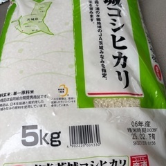 【未開封】茨城県コシヒカリ令和6年産。精米時期は今年2月下旬。