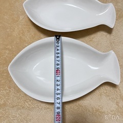 食器 お魚型 仕切りプレートの画像