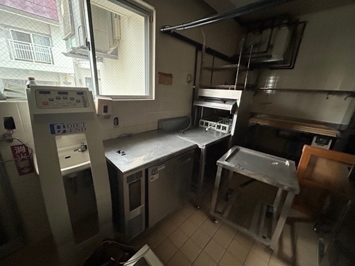 綺麗に使用していた厨房器具