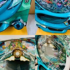 【❗️✨大人気機種✨❗️】🌟球不要🌟家庭用パチンコ台　三洋 スーパー海物語 in 地中海✨イルミ演出・液晶美麗🎰の画像