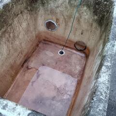 バスタブ(屋外にて使用)の画像