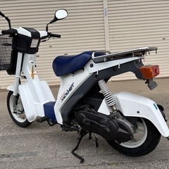 ⭐️走行少ない2.200km❗️スーパーモレ50快速2ストモデル⭐️バッテリー・プラグなど新品交換済み⭐️50cc原付スクーター⭐️の画像