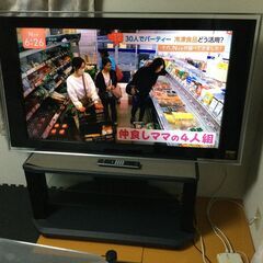 ソニーブラビア KDL-46X5050　２００８年製46インチ＆テレビ台の画像