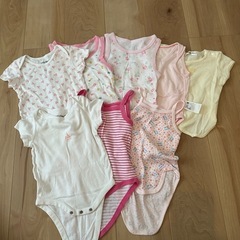 肌着13枚セット　ロンパース　ボディスーツ　半袖 タンクトップ キャミソール メッシュの画像