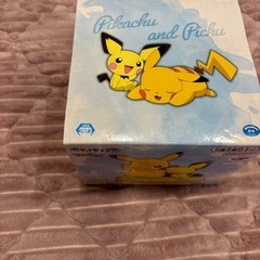 ピカチュウ&ピチュー　置き物の画像