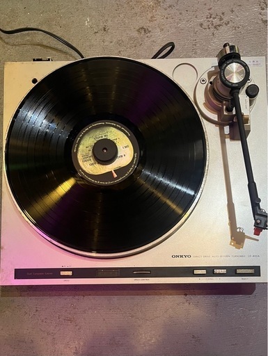 ONKYO レコードプレーヤー CP-400レコード レトロ ターンテーブル　レトロ ビンテージ ヴィンテージ　
