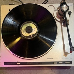 ONKYO レコードプレーヤー CP-400レコード レトロ ターンテーブル