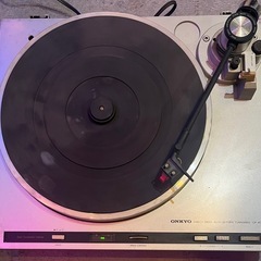 ONKYO レコードプレーヤー CP-400レコード レトロ ターンテーブル　レトロ ビンテージ ヴィンテージ　の画像