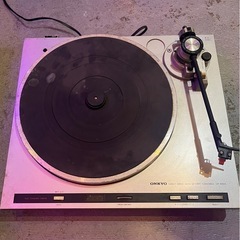 ONKYO レコードプレーヤー CP-400レコード レトロ ターンテーブル　レトロ ビンテージ ヴィンテージ　の画像