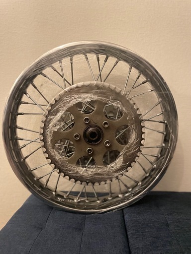 ハーレー、ショベル　リアスポークホイール