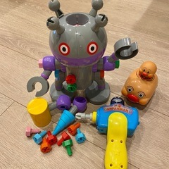 アンパンマン だだんだんのネジネジ組み立てDIYの画像