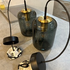 【超美品】定価57,200円　DPN-42452 YG ペンダントライト 2個の画像