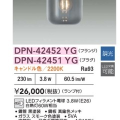 【超美品】定価57,200円　DPN-42452 YG ペンダン...