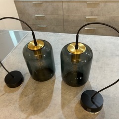 【超美品】定価57,200円　DPN-42452 YG ペンダントライト 2個の画像