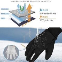 新品タグ付き！Cevapro アウトドア スキー バイク グローブ 手袋 Lの画像