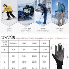 新品タグ付き！Cevapro アウトドア スキー バイク グローブ 手袋 Lの画像