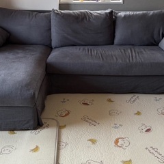 IKEA L字ソファ　HYLTARP ヒルタルプ 3人掛けソファ...