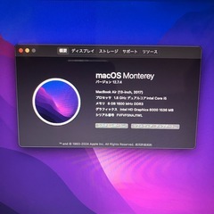 2017 MacBookAir 13インチ i5 8GB121GB-29の画像