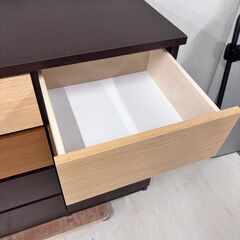  24009  4段 8杯 チェスト　幅118cm 中村敬木工   ◆大阪市内・東大阪市他 6,000円以上ご購入で無料配達いたします！◆ ※高槻・枚方方面◆西宮・尼崎方面◆生駒方面　それぞれ条件付き無料配送あり！            の画像