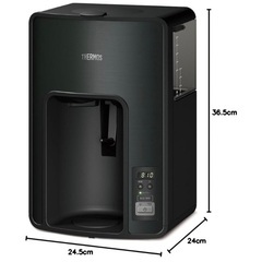 ★美品　THERMOS 真空断熱ポットコーヒーメーカー ECH-1001 BKの画像