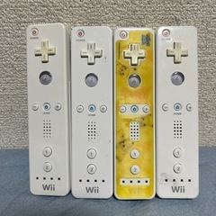ジャンク　Wiiリモコン4点セット