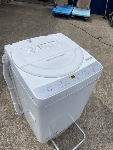 s/8　全自動電気洗濯機 ES-GE6C-W 　SHARP