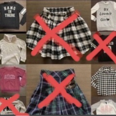 女の子　人気ブランド洋服　サイズ150