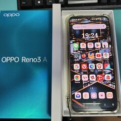 ワイモバイル オッポ OPPO Reno3 A 濃紺系 スマホ ...