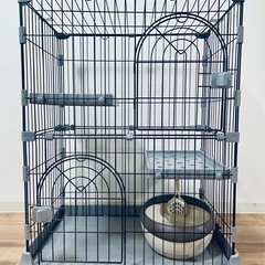 猫用ゲージとトイレ※決まりましたの画像