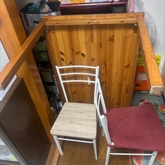 ※6/1処分予定　IKEA ダイニングテーブル　ダイニングチェア...