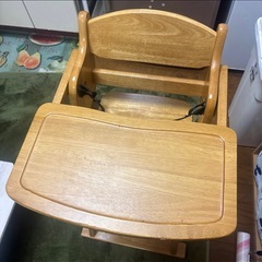 ※6/1処分予定　ベビーチェアの画像