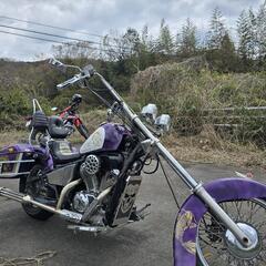 【動画有】HONDA スティード400 ロングチョッパー フルカスタム