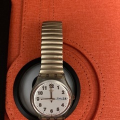 Swatch VTG 腕時計 クラシック ブレスレット メンズ ジェント 1996年 日 日付 クォーツ 作動中の画像