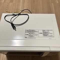 【無料】Panasonic単機能レンジ 22L ホワイト NE-EH227-Wの画像