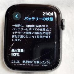 Apple watch 5 44mm バッテリー93％  ヒビあり