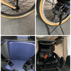 チャイルドシート、カバーセット(自転車を購入したい場合はメッセー...