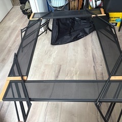 キャンプテーブル　BBQテーブル　囲炉裏テーブルの画像