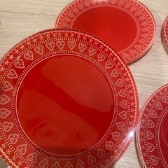 ハート　デザートプレートの画像