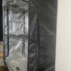 爬虫類用飼育棚×保温カバー★アルミ棚とウォームカバー★爬虫類のマンション♪の画像