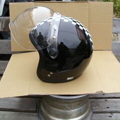【購入済み！】ジェット　ヘルメット（黒）中古品◆彦根市～◆彦根市～の画像