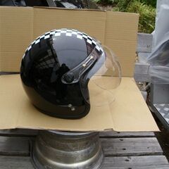 【購入済み！】ジェット　ヘルメット（黒）中古品◆彦根市～◆彦根市～の画像