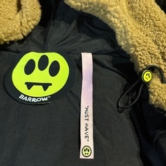 【良品】BARROW / バロー　ボア ジップ パーカーの画像