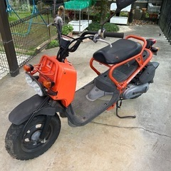 取引き終了　ズーマー　オレンジ　不動車の画像