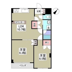 🌈ペット🉑🌈 フリーレント1ヶ月・敷金＆礼金ゼロ🌈『マリンビュー...