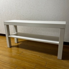 【取引者決定しました】IKEA テレビ台（LACKシリーズ）ホワ...