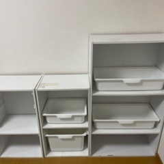 カラーボックス 収納ケース付き 3個セット