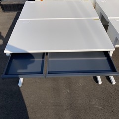 【OF-30】美品 23年製 KOKUYO コクヨ オフィスデスク 横幅120cm 平机 ワークデスク ホワイトスチール 事務机 OAデスク 在庫大量　まとめて4点以上購入で割引！　検)事務机　オフィス チェア　会議 椅子　ロッカー　ミーティングテーブル　応接ソファ 店舗 事務所 什器　書庫 本棚 ラック デスク スチール 美品多数 格安 【中古オフィス家具】の画像