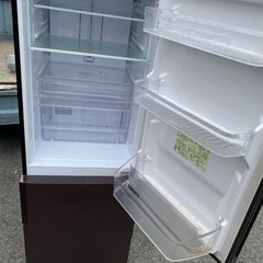 NO B252 🌈福岡市内配送設置無料✨🌈シャープ SHARP プラズマクラスター冷蔵庫 （271L・右開き） ブラウン系/ダークウッド SJ-PD27A-Tの画像