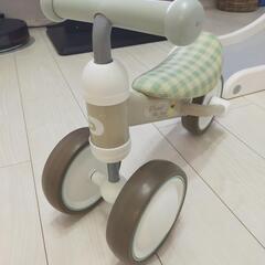 アイデス　幼児用自転車 グリーンチェック