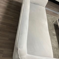 決まりました！モダンデコ ベロア生地 2～3人がけソファの画像